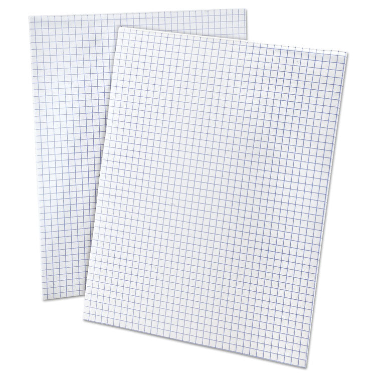 Ampad Quadrille Pads, Quadrille Rule (4 sq/in), 50 White (Standard 15 lb Bond) 8.5 x 11 Sheets (TOP22030C) Each