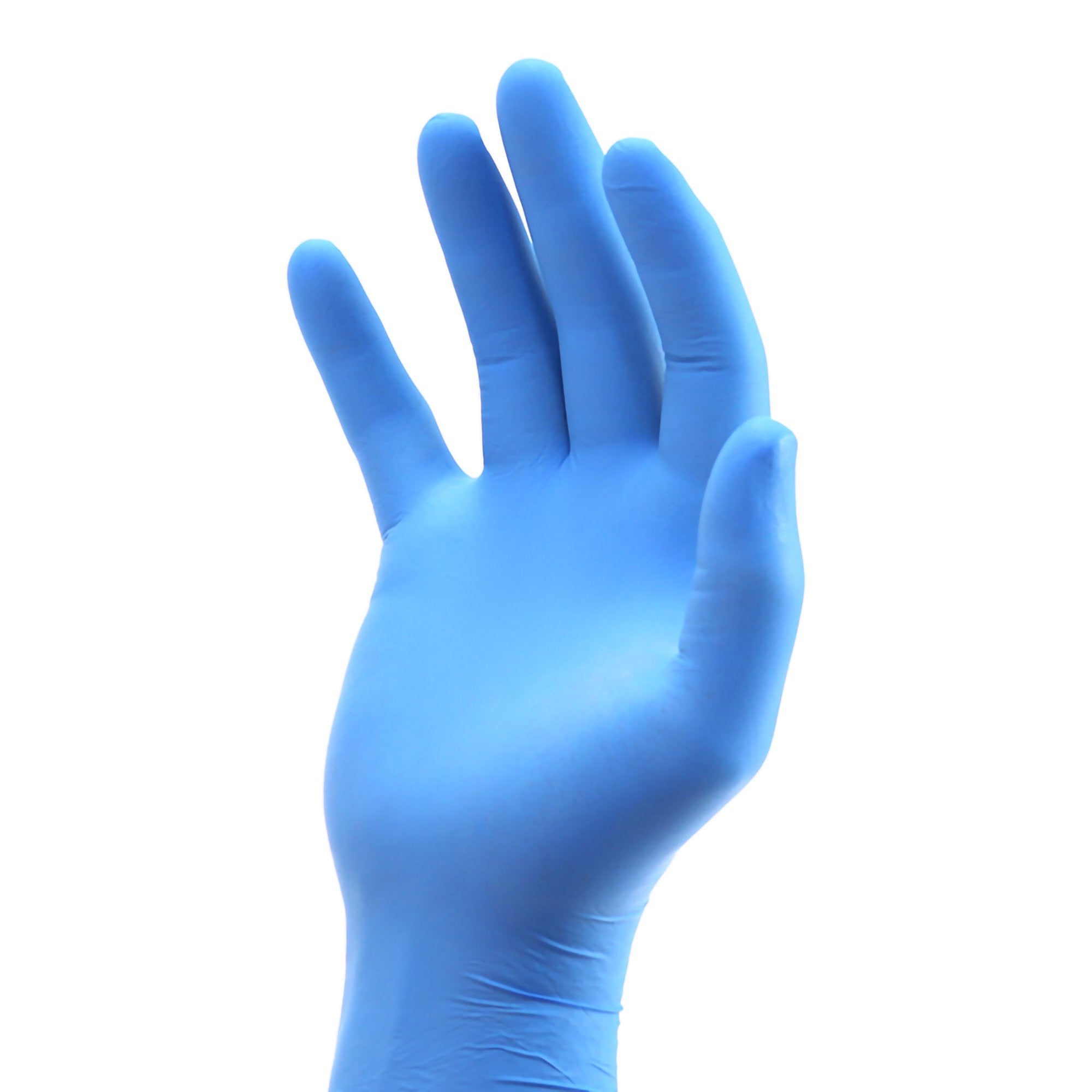 AMSure Exam Glove X-Large NonSterile Nitrile Standard Cuff Length Textured Fingertips Blue Chemo Tested (1230019_CS) 1000/CS