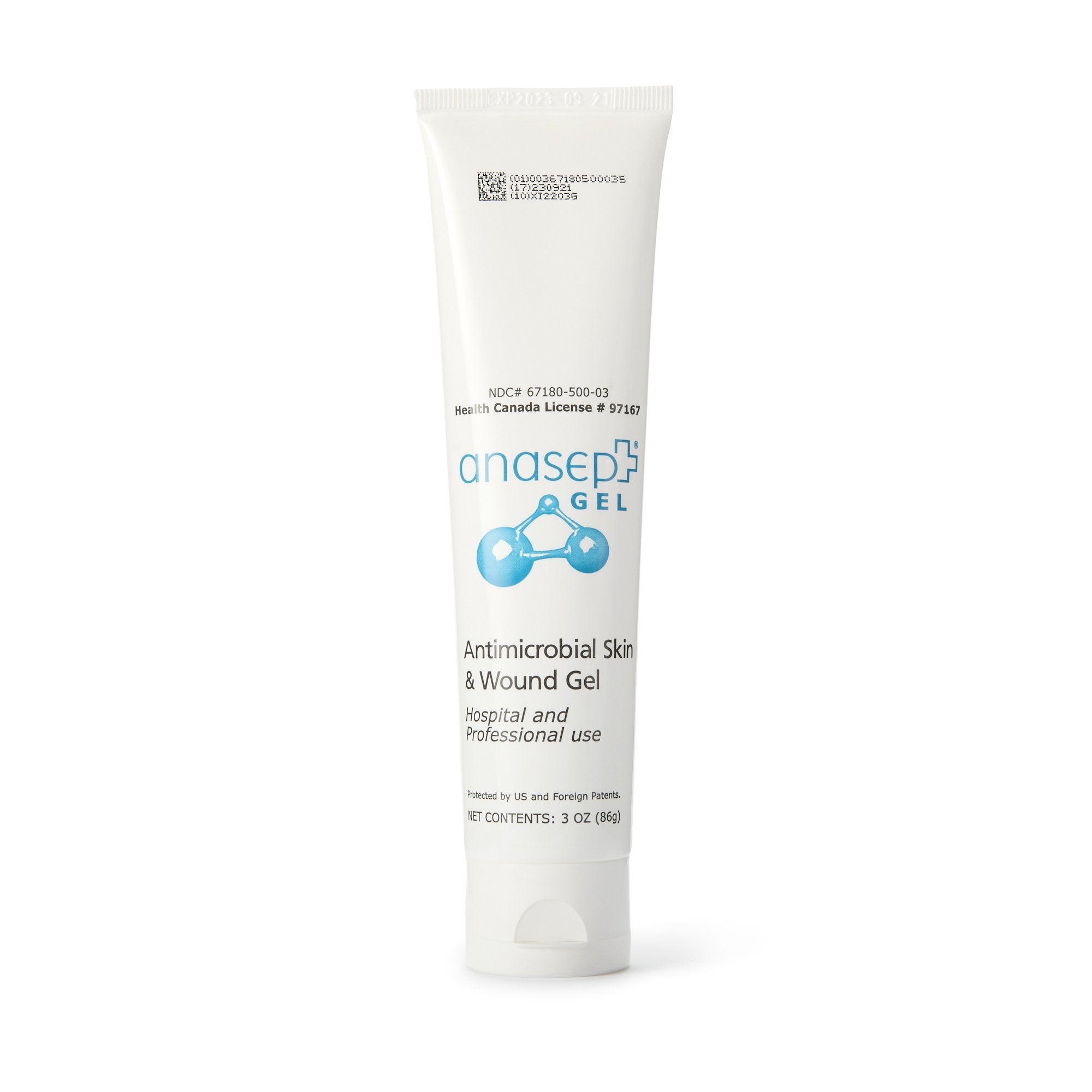 Anasept Antimicrobial Skin and Wound Gel Antimicrobial Hydrogel 3 oz. Gel / Amorphous NonSterile (738730_CS) 12/CS