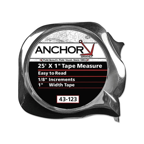 Anchor Brand Easy to Read Tape Measure, 1/2 in x 12 ft (103-43-113) Each