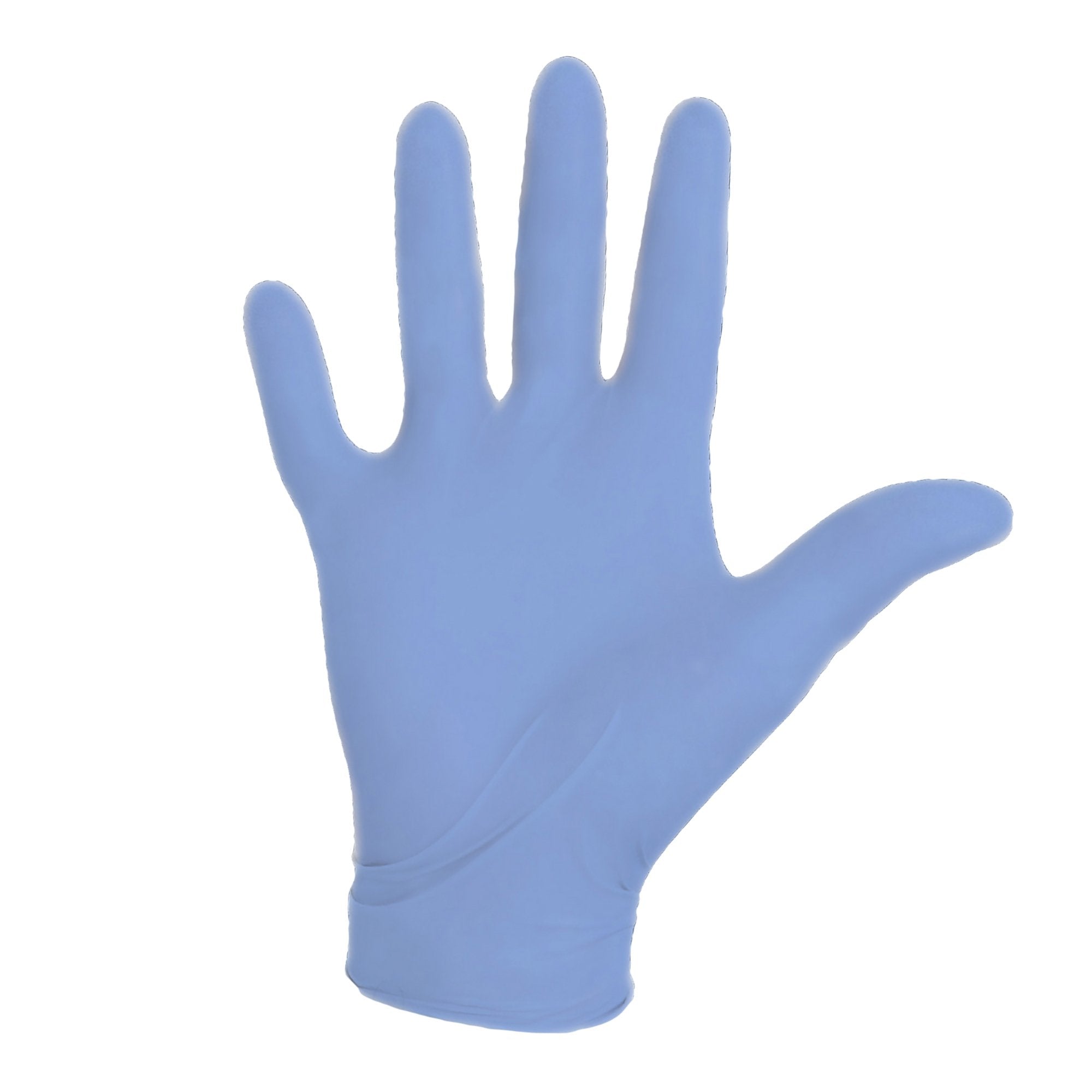 Aquasoft Exam Glove Medium NonSterile Nitrile Standard Cuff Length Textured Fingertips Blue Chemo Tested (975530_BX) 300/BX