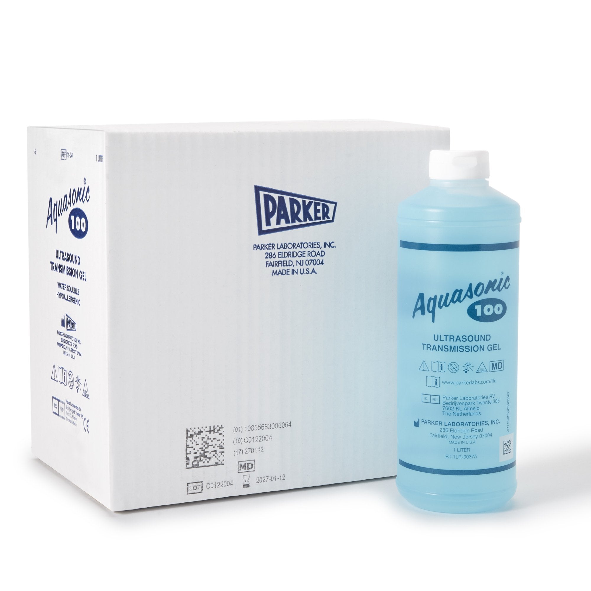 Aquasonic Ultrasound Gel High Viscosity 1 Liter Bottle NonSterile (327785_BX) 6/BX