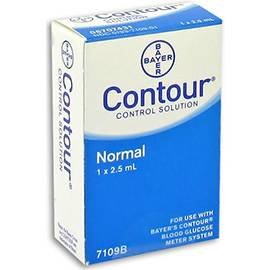 Ascensia Contour Blood Glucose Control Solution 2.5 mL Normal Level (545530_CS) 12/CS
