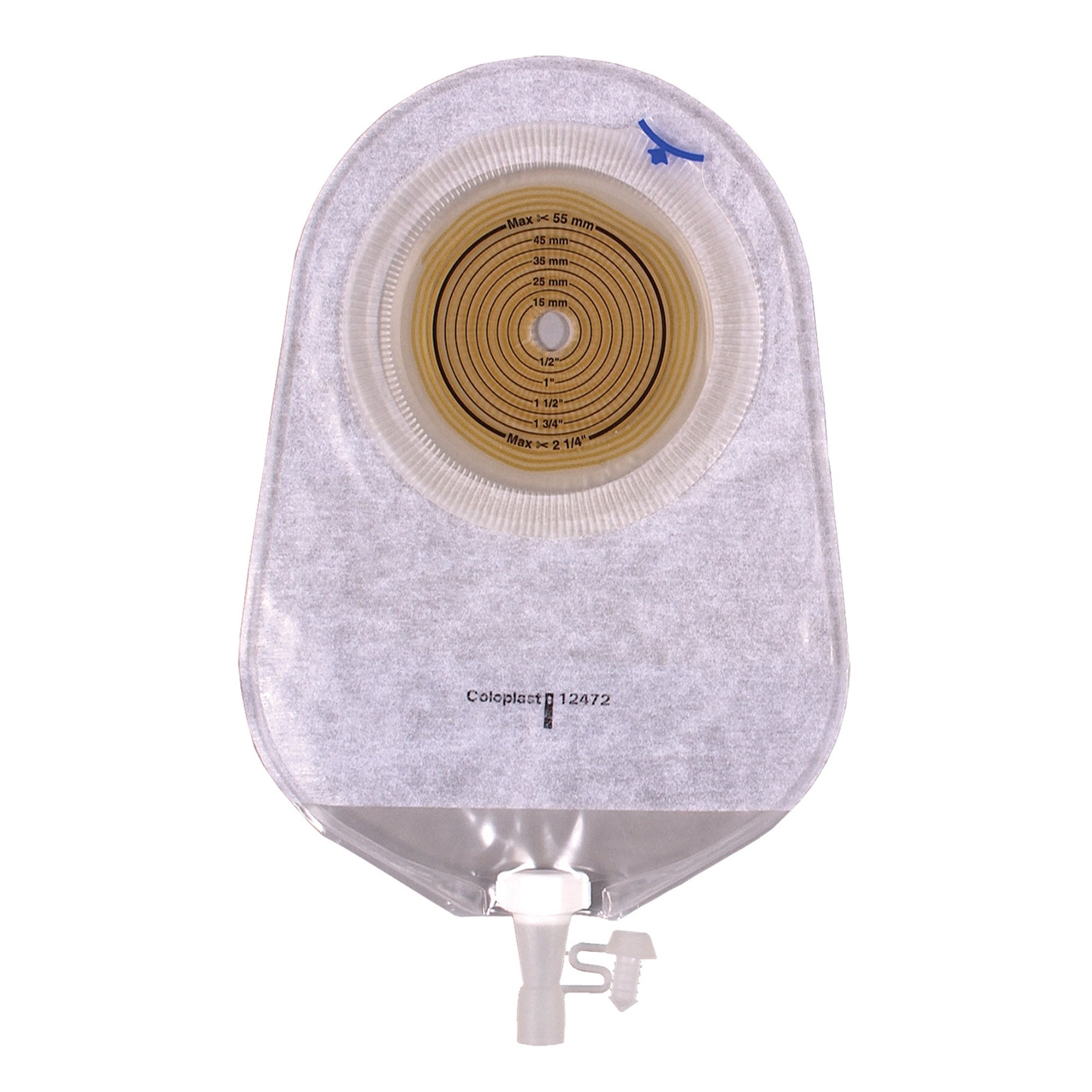 Assura New Generation Urostomy Pouch One-Piece System 10-3/4 Inch Length Convex, Trim to Fit 5/8 to 1-11/16 Inch Stoma Drainable (485706_BX) 10/BX
