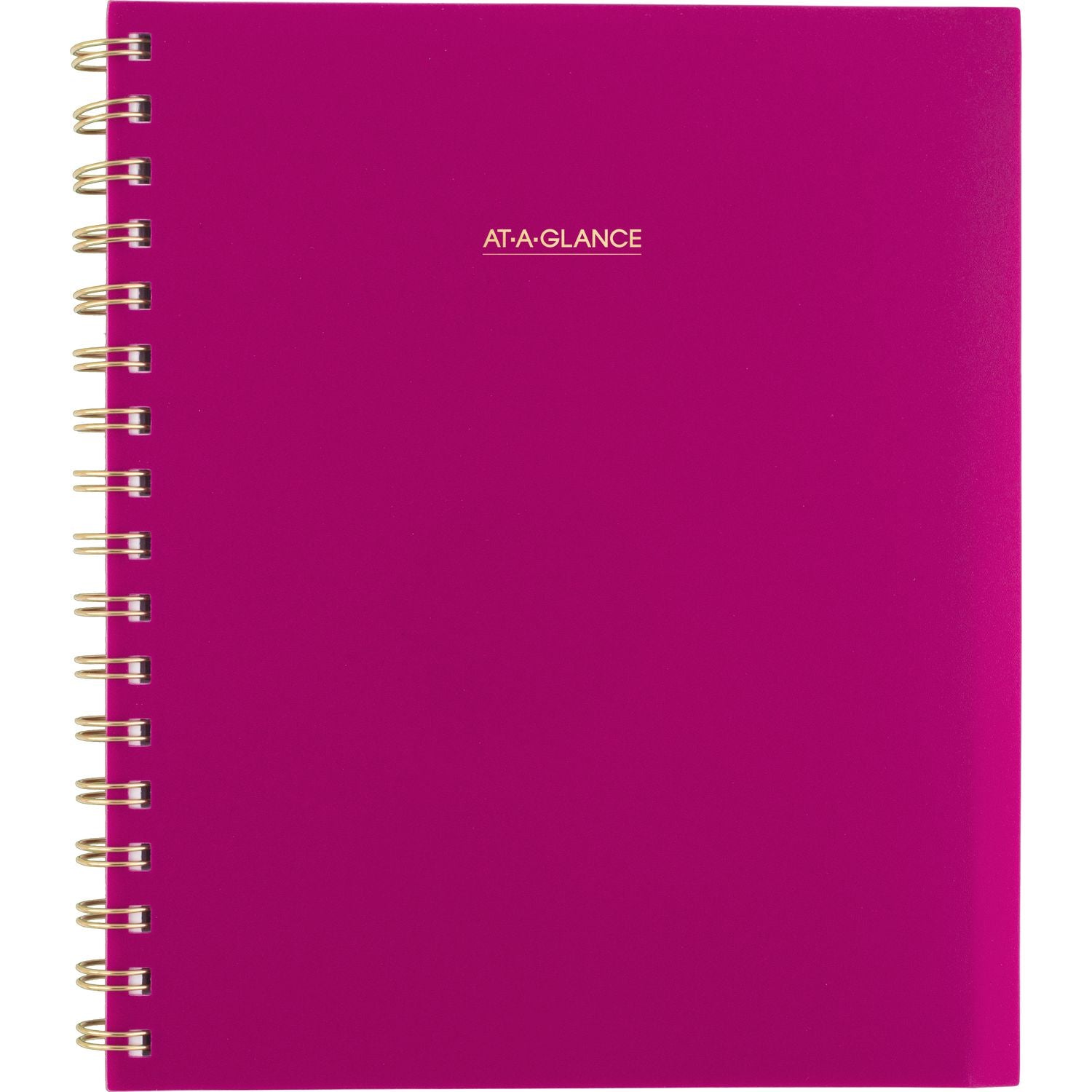 AT-A-GLANCE Harmony Weekly/Monthly Poly Planner, 8.88 x 7.69, Purple/Gold Cover, 13-Month (Jan to Jan): 2025 to 2026 (AAG109980556) Each