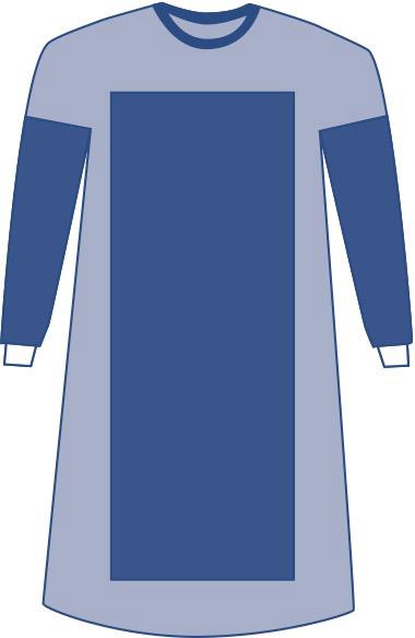 Aurora Poly Reinforced Gown, Size L, 100/CS (SPT-2707CS) Case of 100