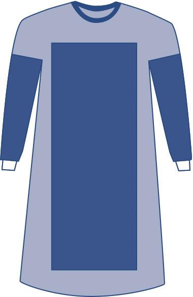 Aurora Poly Reinforced Gown, Sterile, Size XL, Extra-Long, 28/CS (DYNJP2725) Case of 28