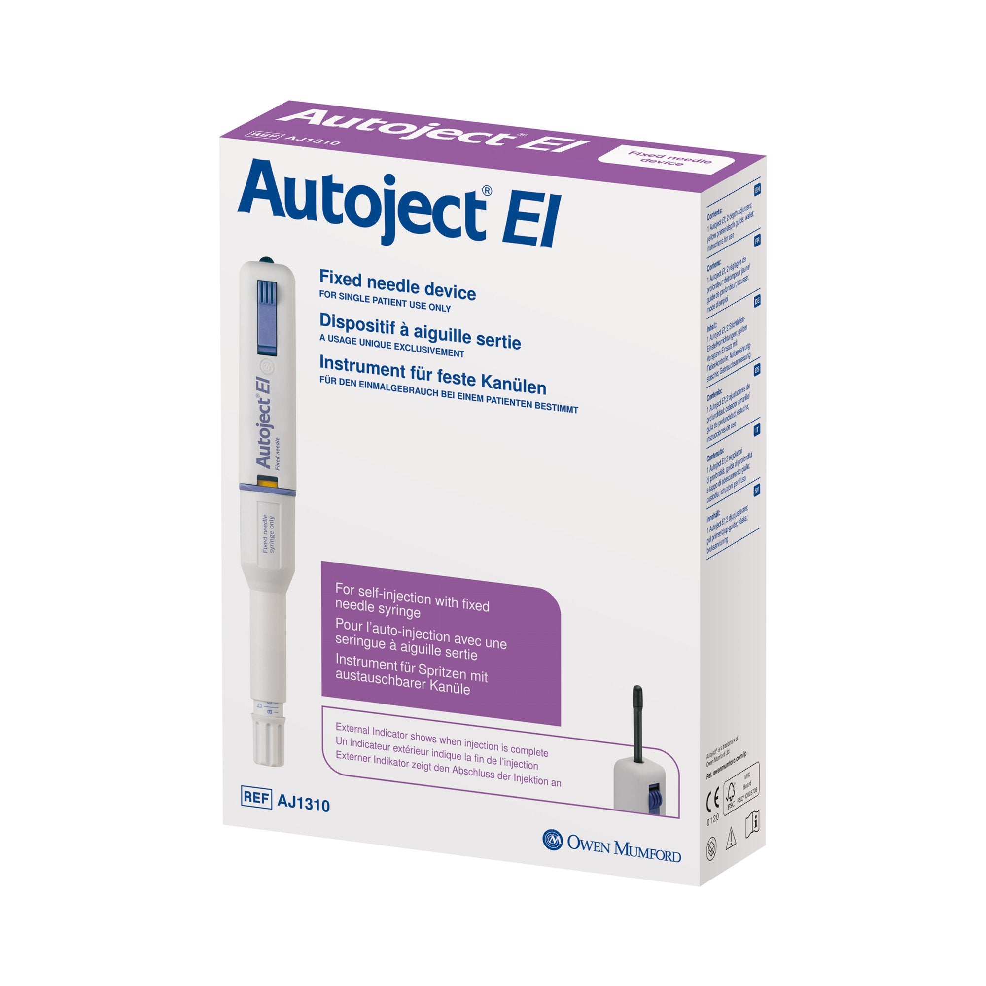 Autoject EI Self Injection Device Autoject EI (1188747_BX) 1/BX