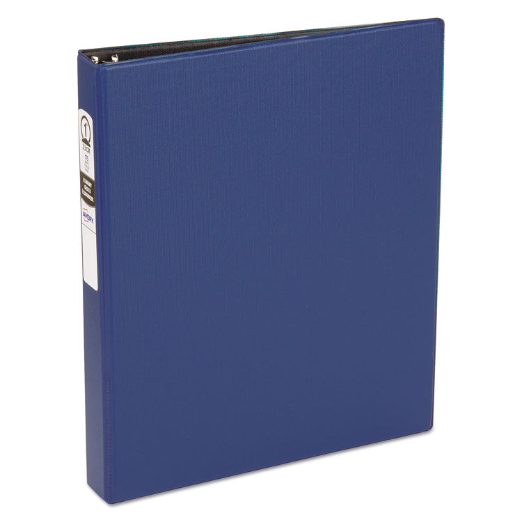Avery Economy Non-View Binder with Round Rings, 3 Rings, 1" Capacity, 11 x 8.5, Blue, (3300) (AVE03300) Each