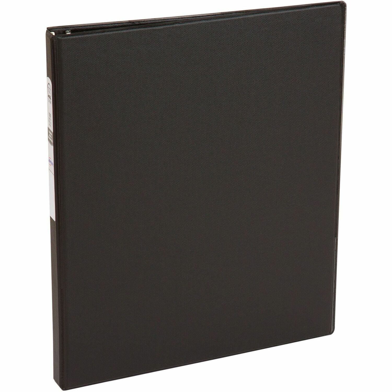 Avery® Economy Non-View Binder with Round Rings, 3 Rings, 0.5" Capacity, 11 x 8.5, Black (AVE03201) Each