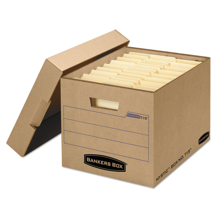 Bankers Box Filing Box, Letter/Legal Files, 13" x 16.25" x 12", Kraft, 25/Carton (FEL7150001) Carton of 25