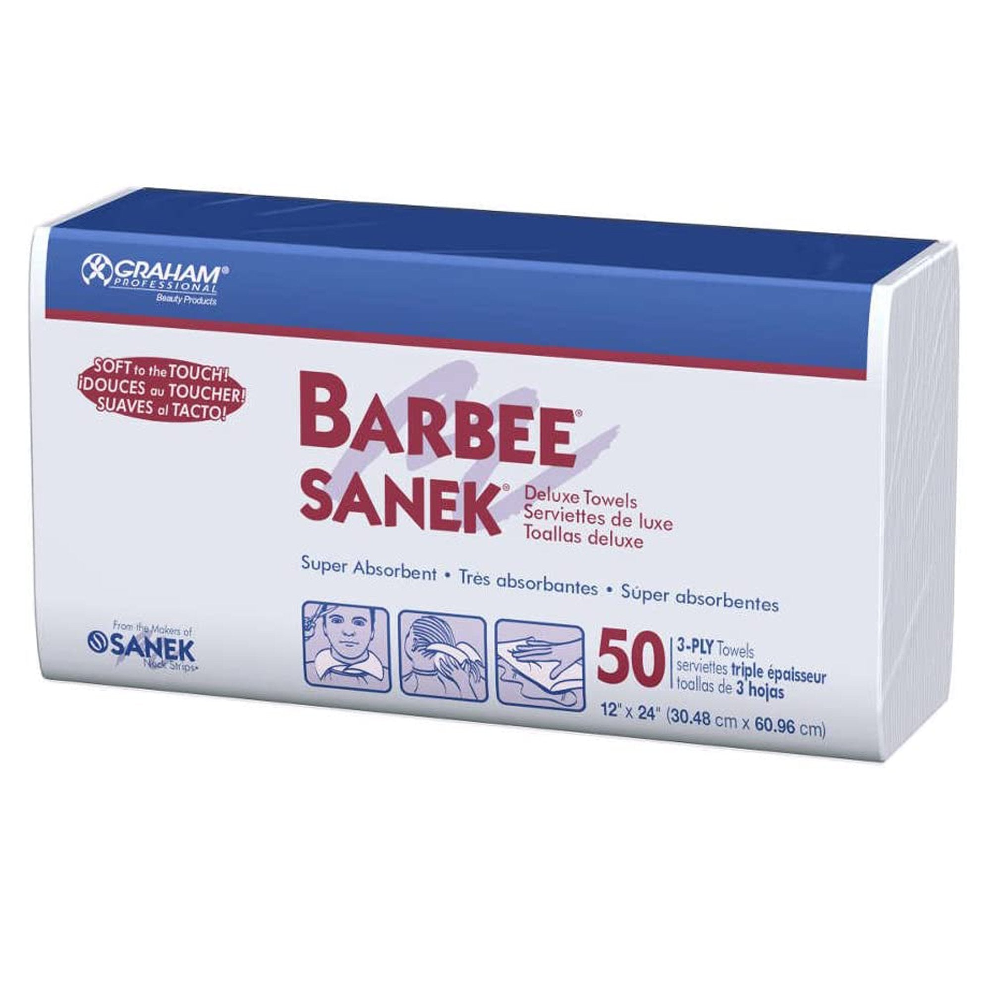 Barbee Procedure Towel 12 W X 24 L Inch White NonSterile (634002_CS) 500/CS