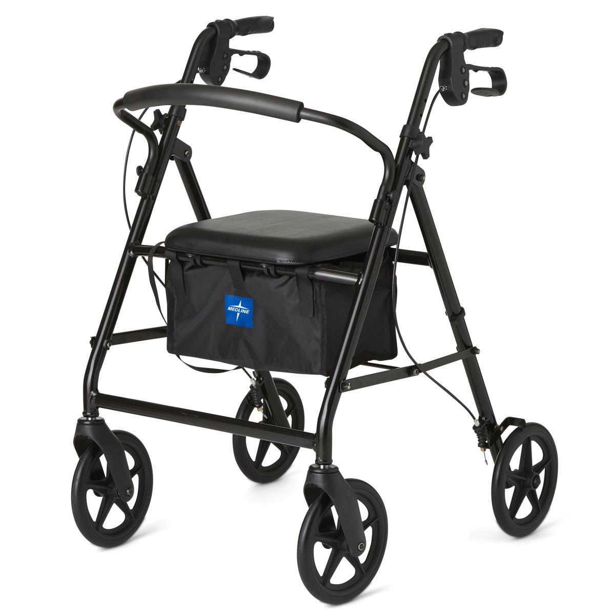 Basic Rollator with 8" Wheels, Black, 1 EA (MDS86830EBL8) Each