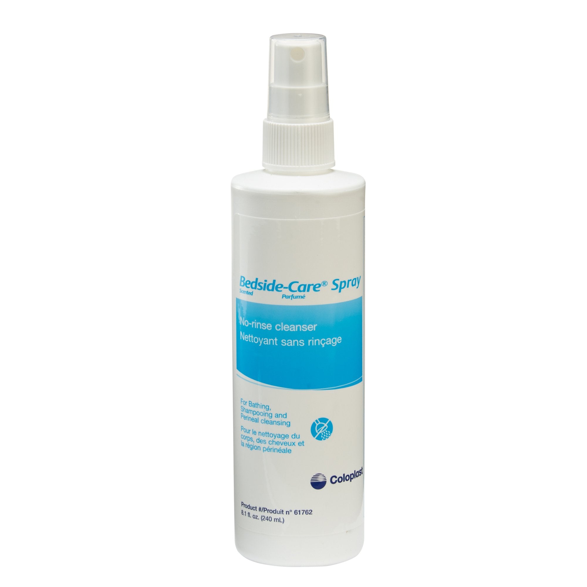 Bedside-Care Sensitive Skin Rinse-Free Shampoo and Body Wash 8.1 oz. Spray Bottle Scented (1077627_EA) 1/EA