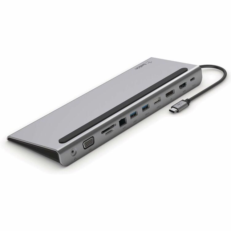 Belkin Univsersal USB-C 11-in-1 Multiport Dock, Laptop Docking Station (BLKINC004BTSGY) Each