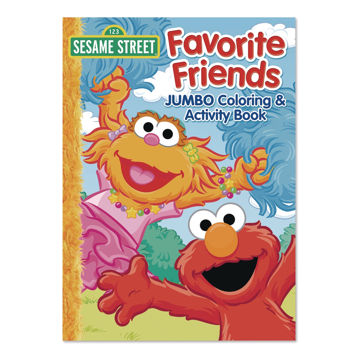 Bendon Sesame Street Favorite Friends Jumbo Coloring and Activity Book, 10.75 x 7.75, 64 Pages (WLB417331) Each