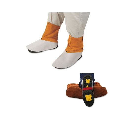 Best Welds Spats, Leather, Brown, One Size Fits Most (902-Q-15) 1 Pair