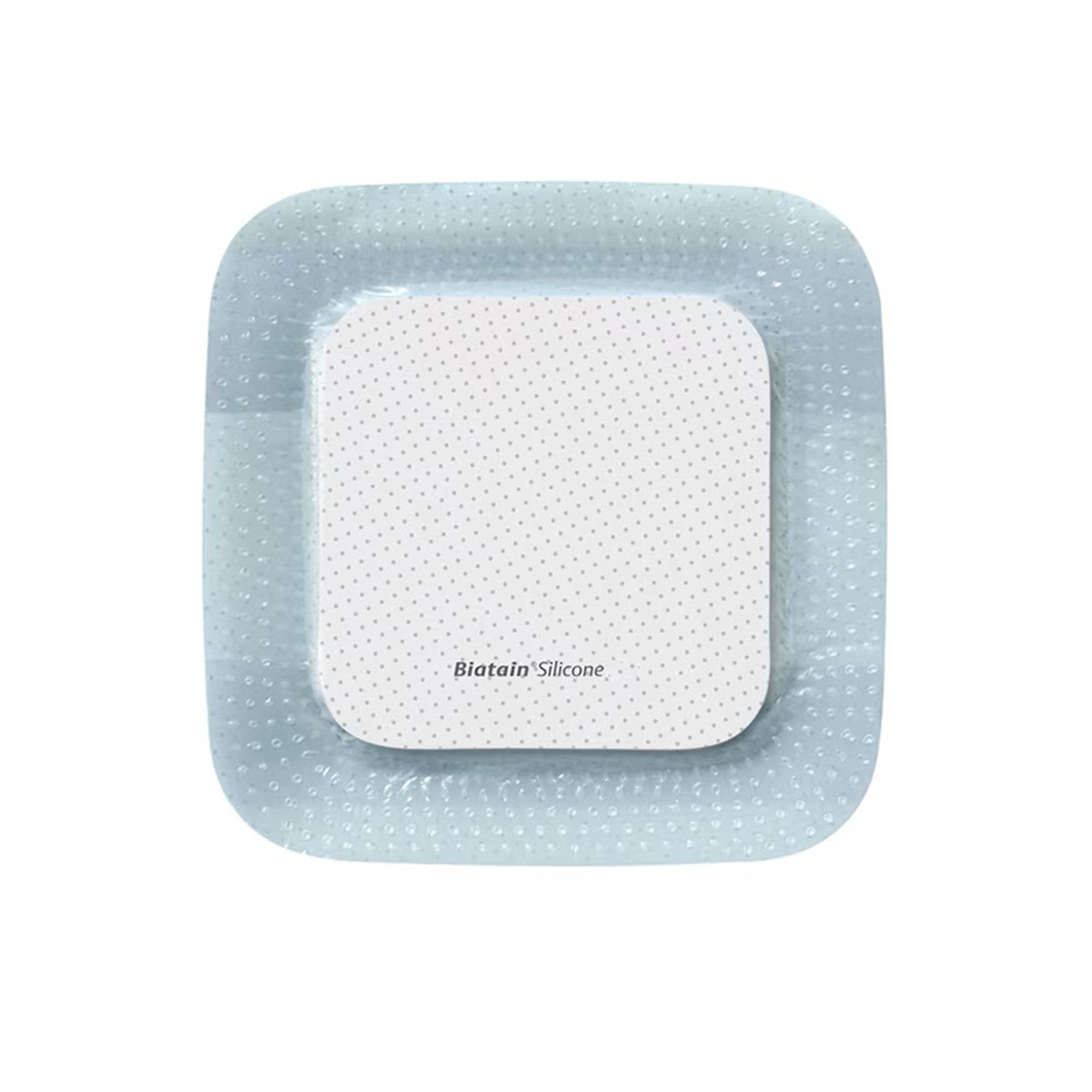 Biatain Silicone Foam Dressing 4 X 4 Inch With Border Film Backing Silicone Adhesive Square Sterile (815923_EA) 1/EA