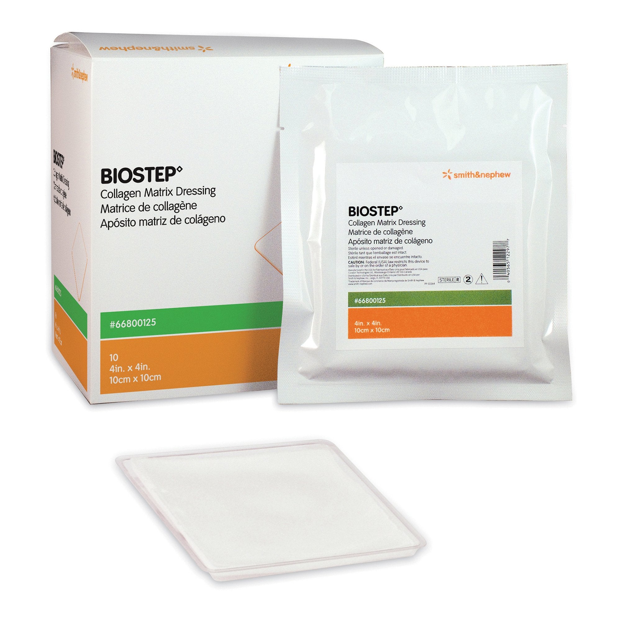 Biostep Collagen Dressing 4 X 4 Inch Square Sterile (1117779_BX) 10/BX