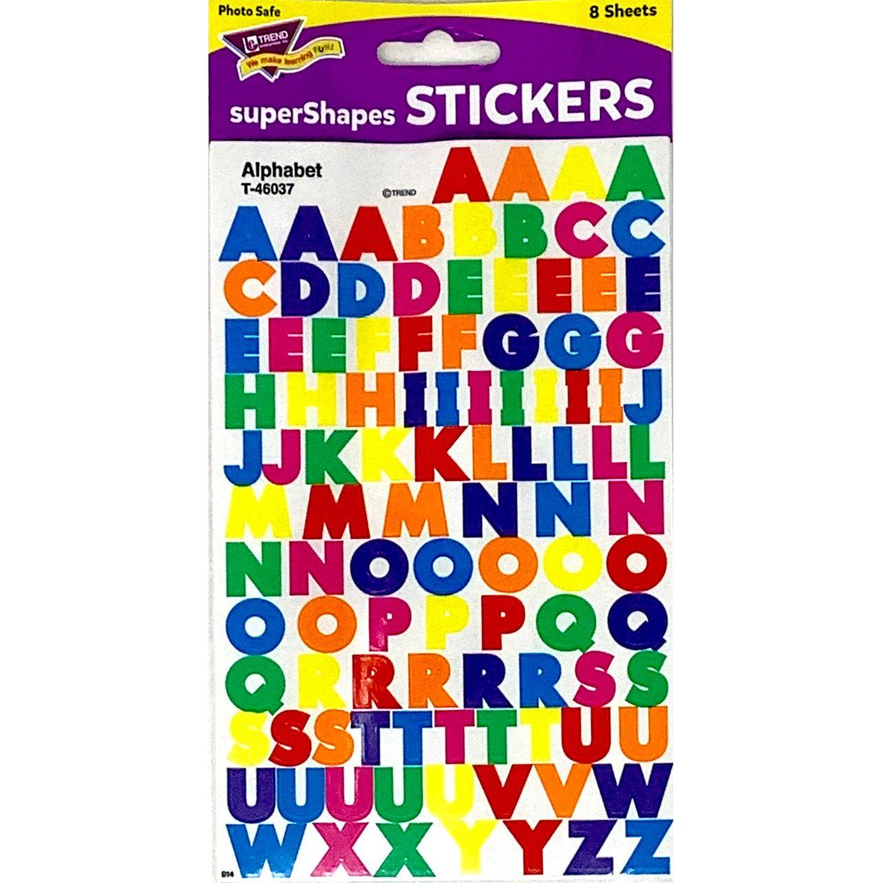 Alphabet superShapes Stickers