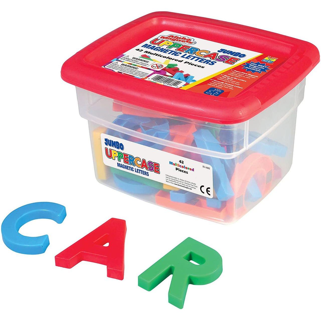 ALPHAMAGNETS JUMBO MULTICOLORED UPPERCASE