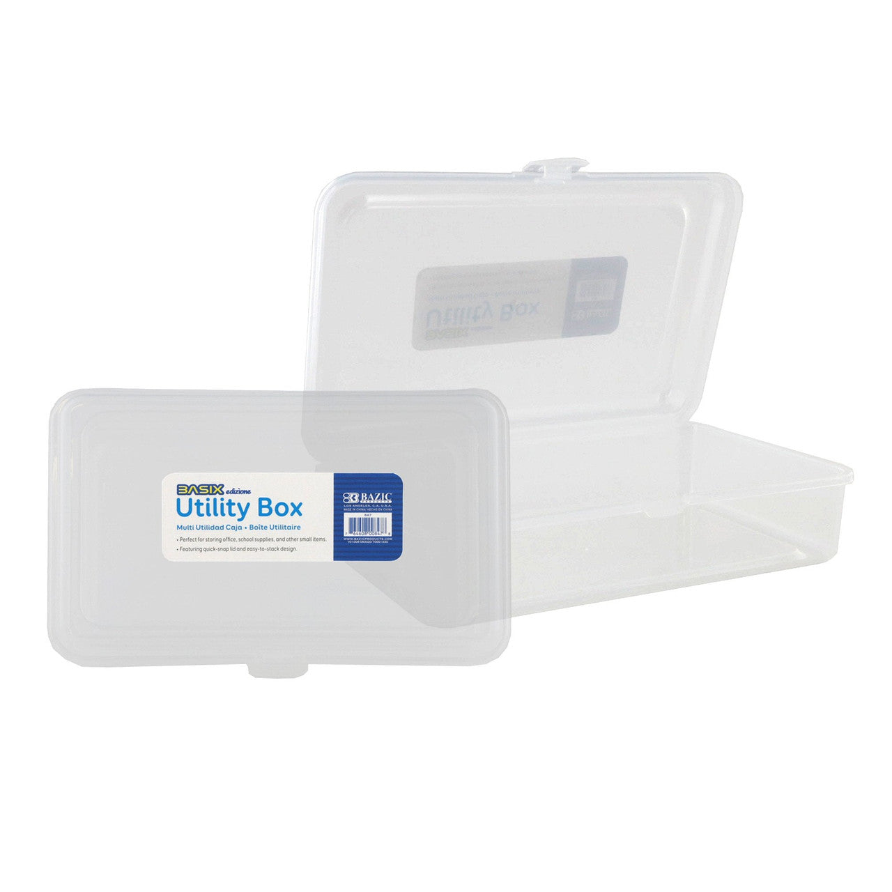BASIC CLEAR MULTIPURPOSE UTILITY BOX