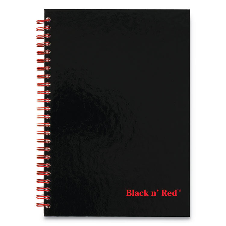Black n' Red Hardcover Twinwire Notebooks, SCRIBZEE Compatible, 1-Subject, Wide/Legal Rule, Black Cover, (70) 9.88 x 6.88 Sheets (JDK400110532) Each