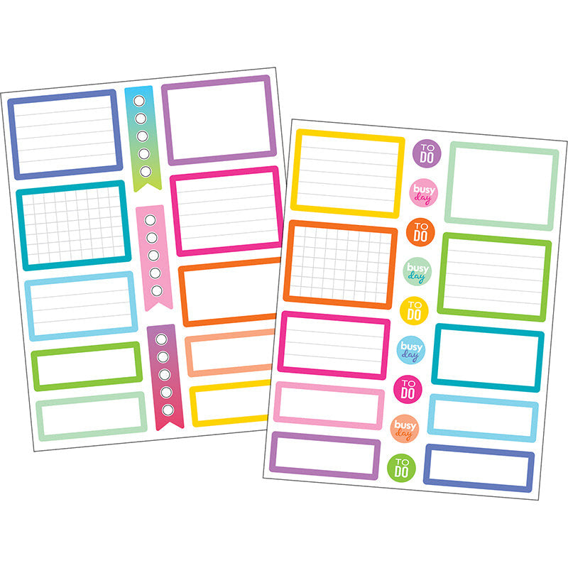 COLORFUL LABELS PLANNER STICKERS 96 STICKERS