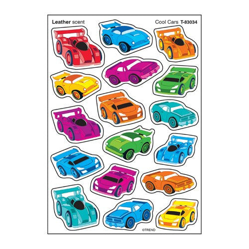 COOL CARS STICKERS 68 STICKERS