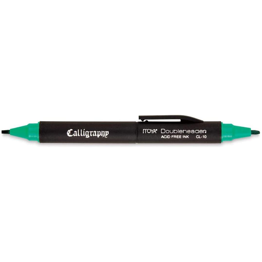 DOUBLEHEAD CALLIGRAPHY MARKER GREEN