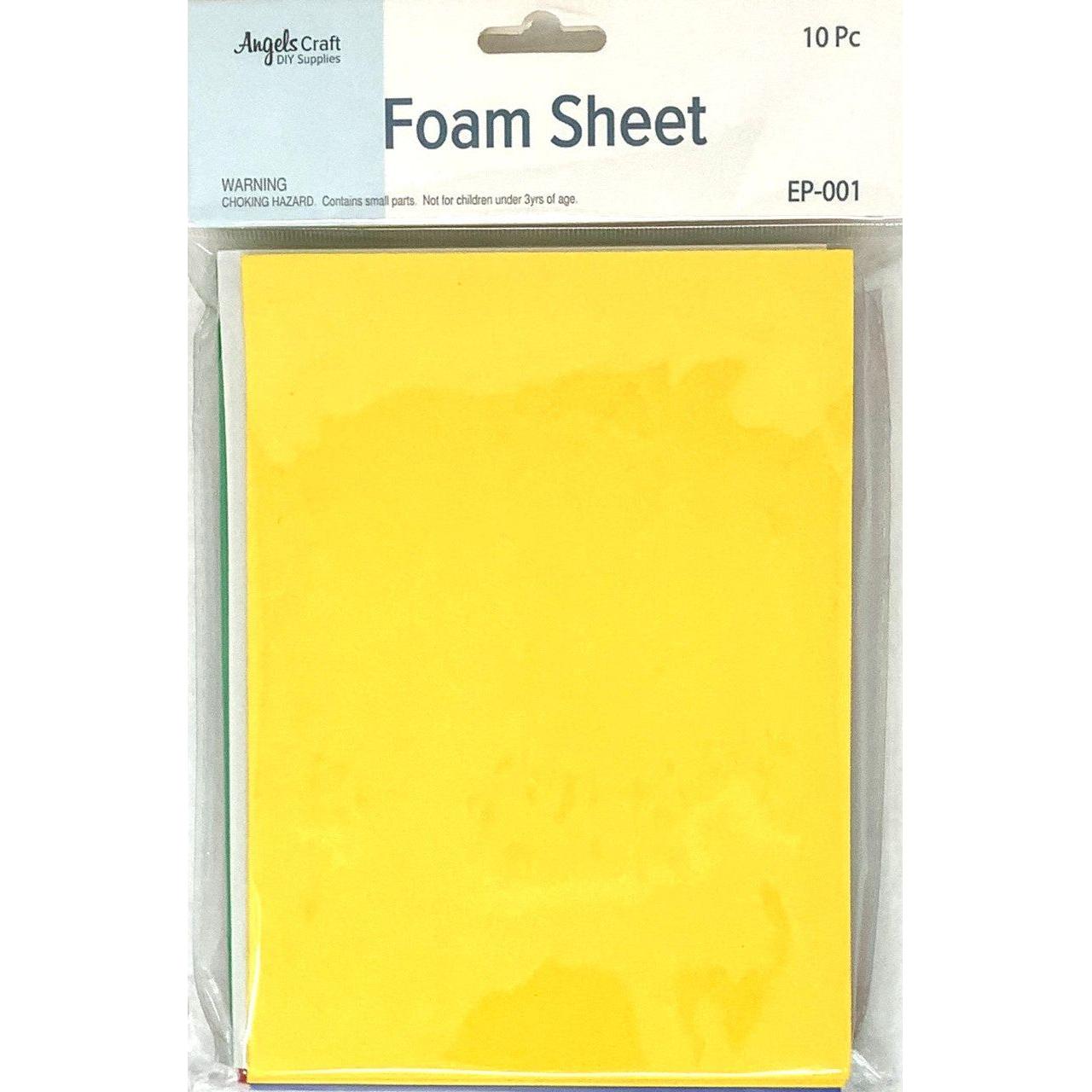 EVA Foam Sheet Basic Colors 10pcs 8.5''x5.5''