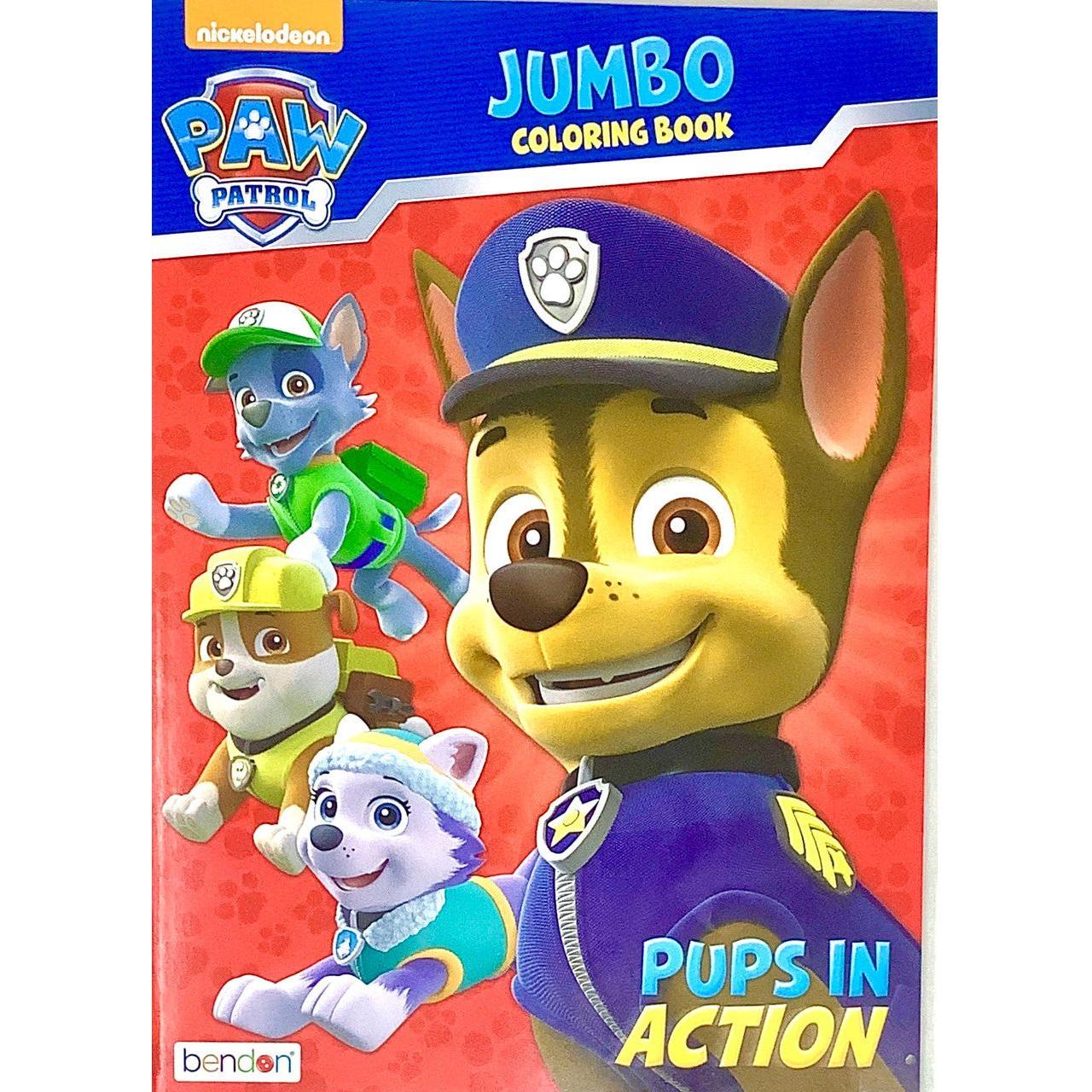 PAW PATROL COLORING BOOKPups in Action
