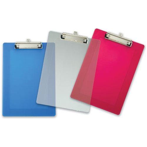 PLASTIC CLIPBOARD ASSORTED COLOR LETTER