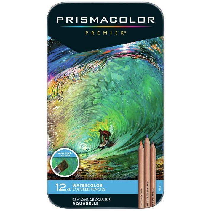 PRISMACOLOR WATERCOLOR PENCILS 12/PKG