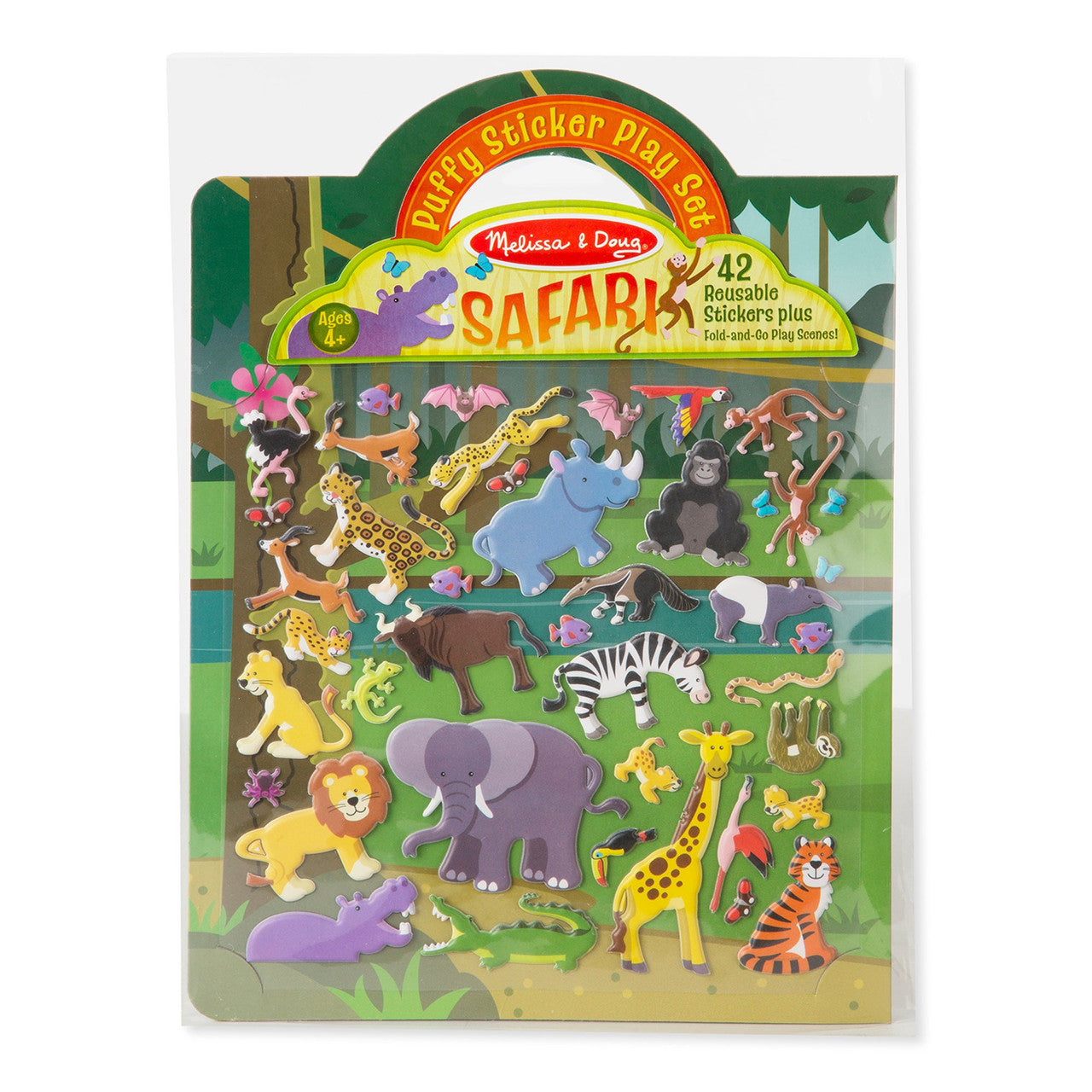PUFFY STICKER PLAY SET - SAFARI