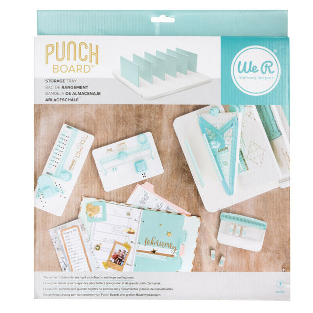 PUNCH BOARD AND PUNCHES STORAGE TRAY