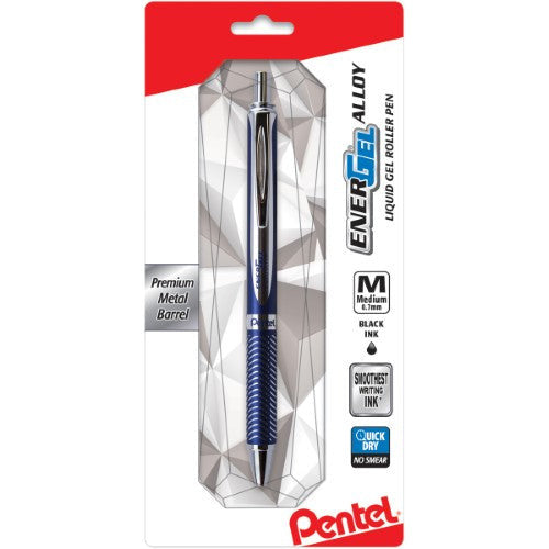 RETRAC LIQUID GEL PEN .7 MEDIUM BLACK
