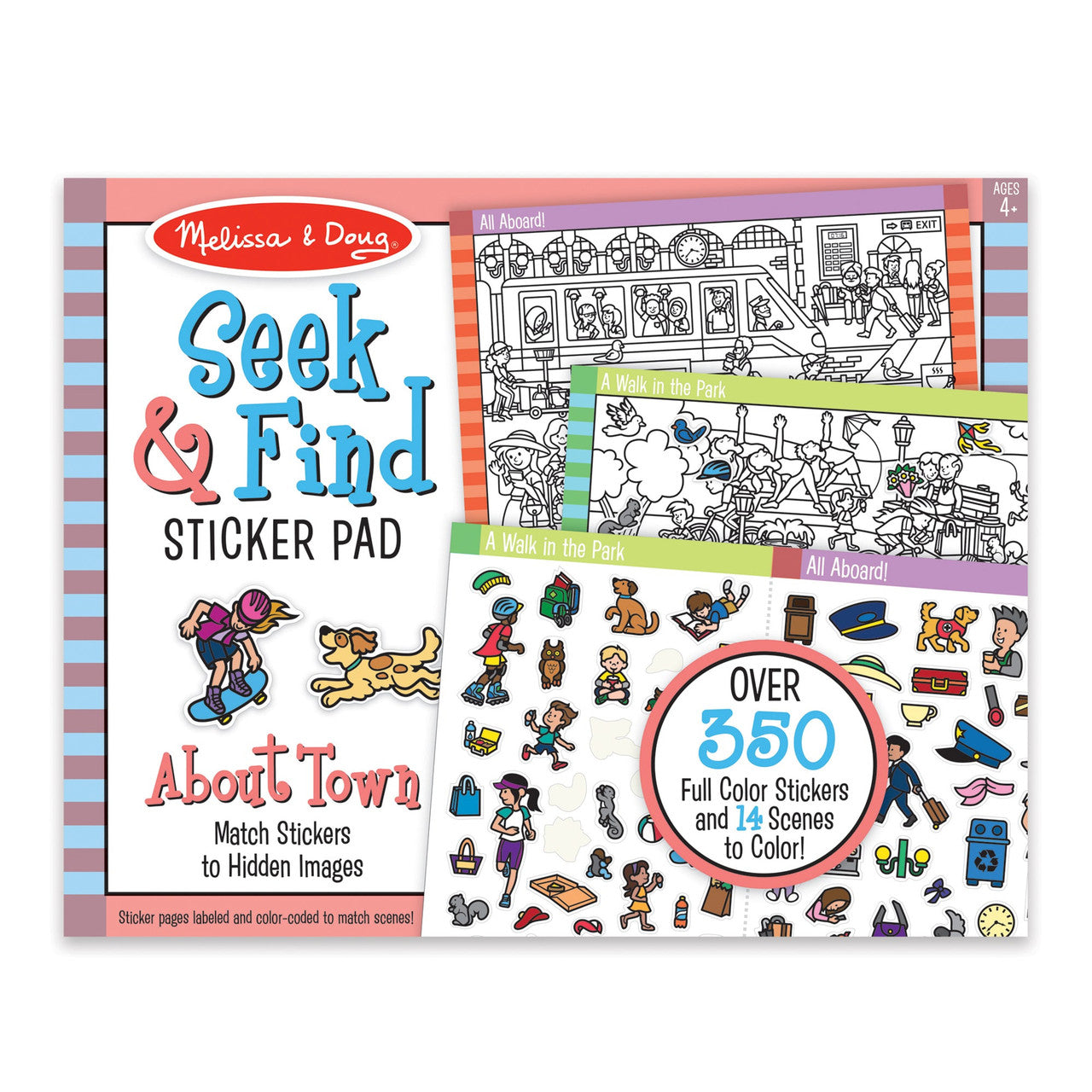SEEK & FIND STICKER PAD - AROU