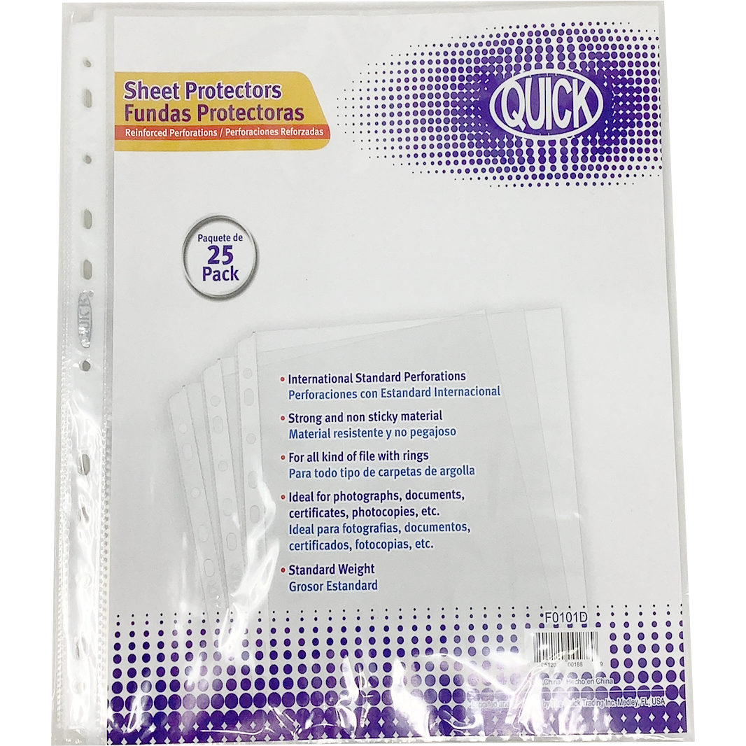 SHEET PROTECTOR PQ.25