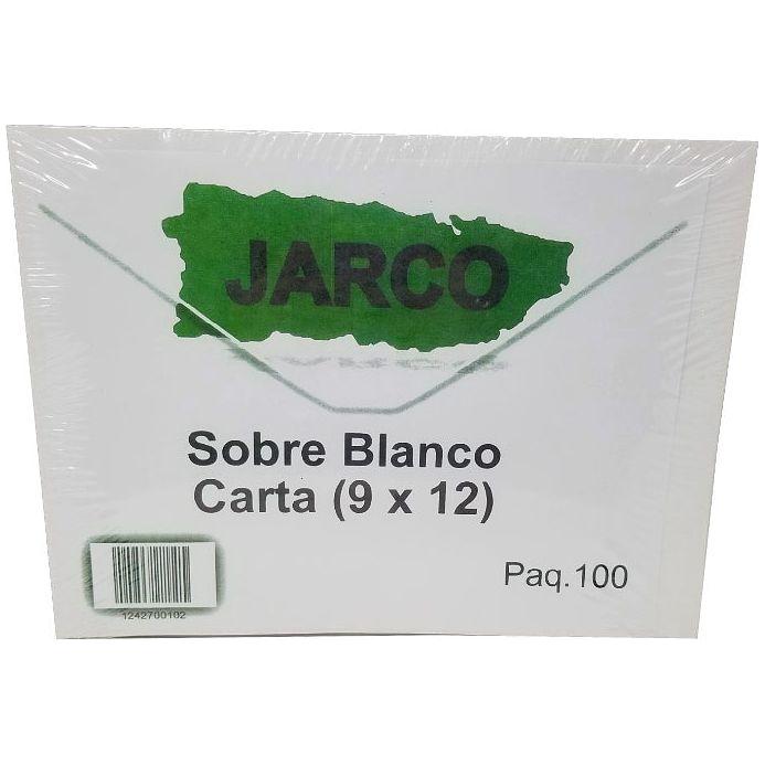 Sobre Blanco 9 X 12 Pq. 100