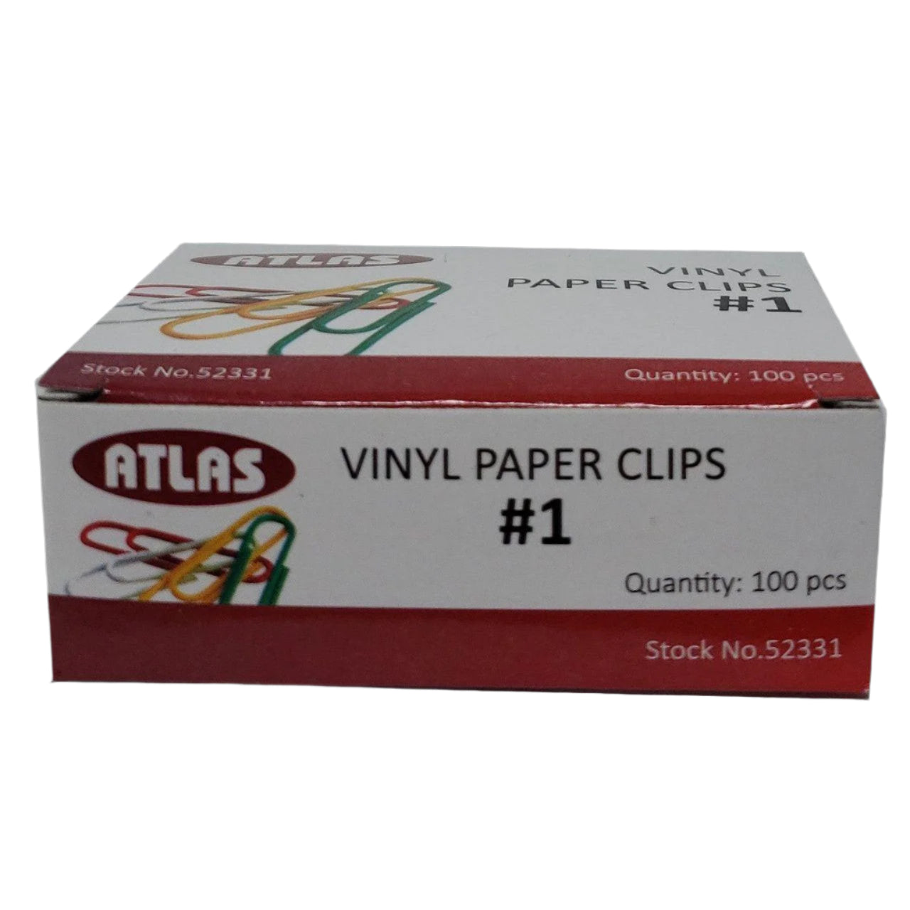 STANDAR COLOR PAPER CLIPS 100 PC #1