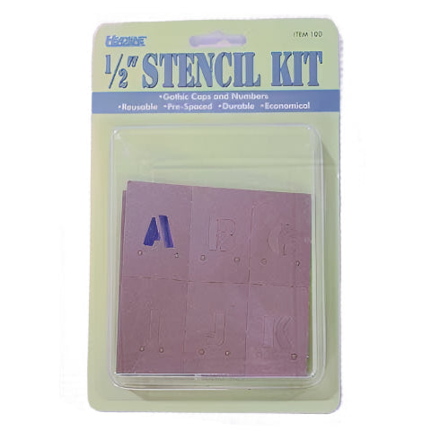 STENCIL LETTERS & NUMBERS 2"
