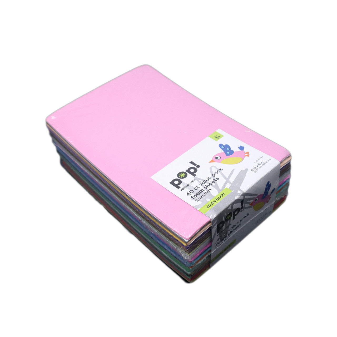 STICKY BACK FOAM VALUE PACK 6X9 2MM 40pc