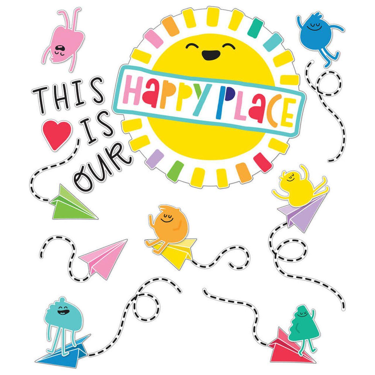 This Is Our Happy Place Bulletin Board Set 58 PCS