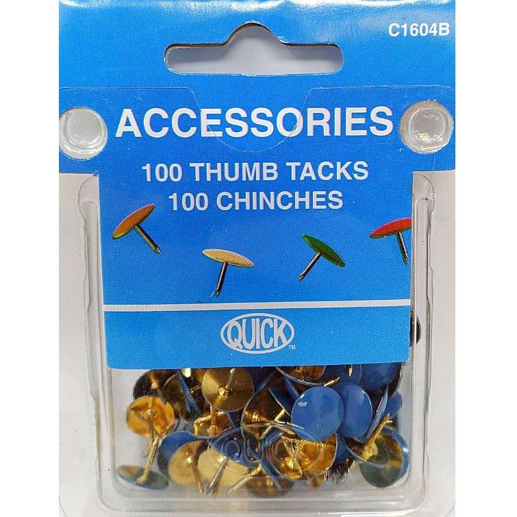THUMB TACKS BLUE C1604B