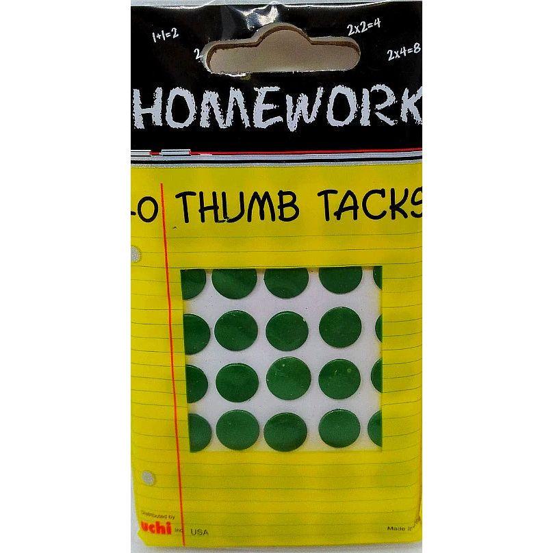 THUMB TACKS GREEN