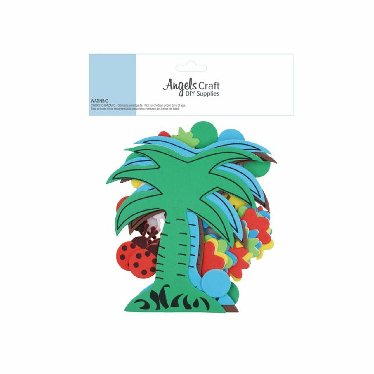 TROPICAL FOAM SHAPES 59 PC