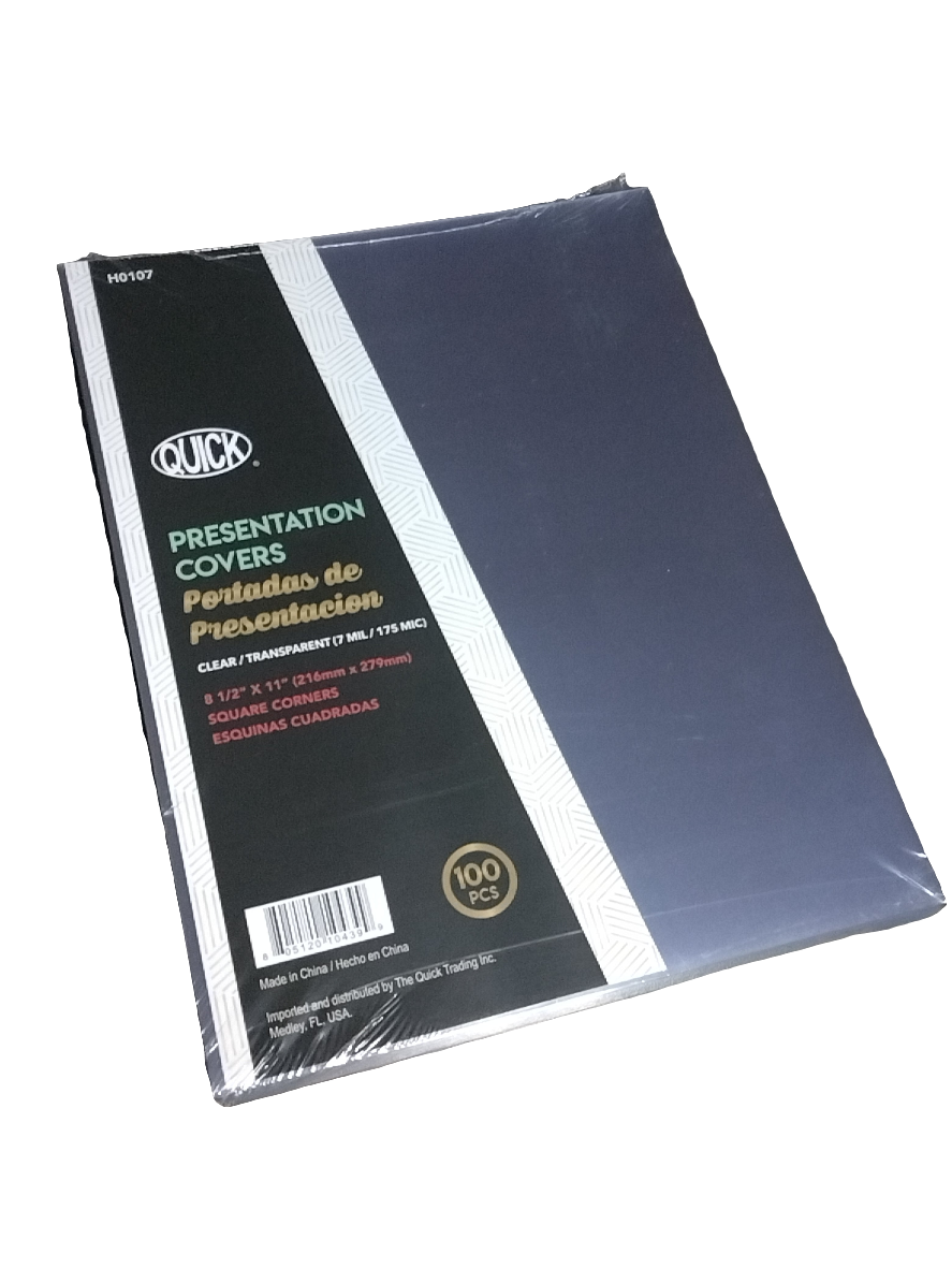 VIEW PRESENTATION COVER CLEAR 7ML LETTER CJ.100
