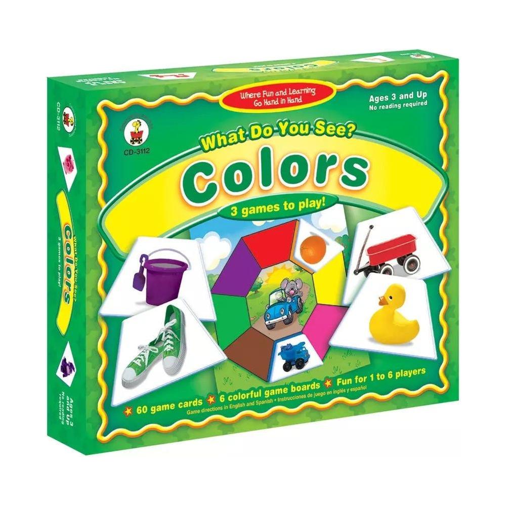 WHAT DO YOU SEE? COLORS BOARD GAME PK