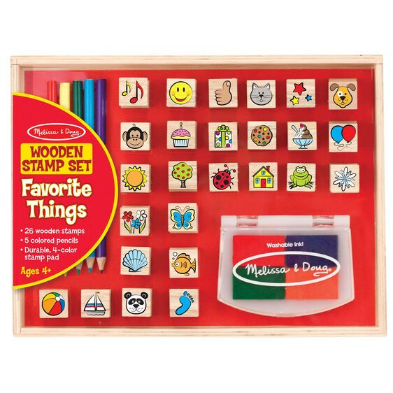 WOODEN FAVORITE THINGS STAMP SET